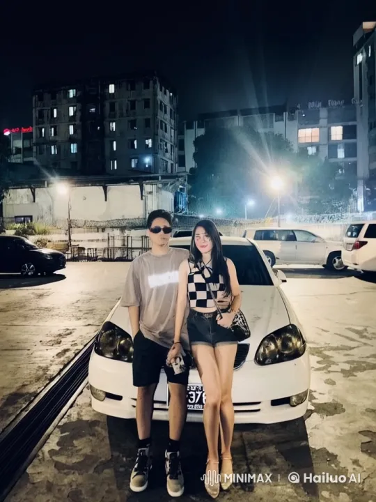 Nighttime Martial Arts Display in Urban Setting – AI Generated Video | Hailuo AI