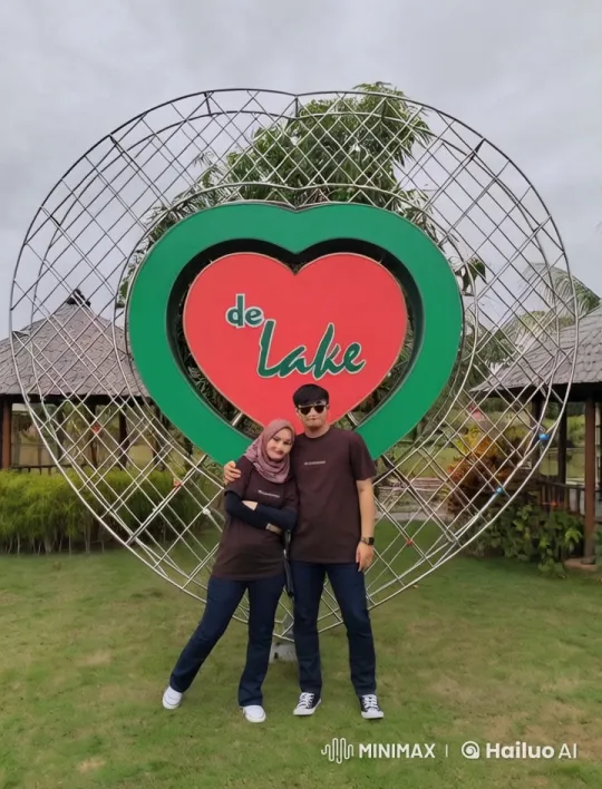 Couple Showcases Kung Fu Skills in Heart-Shaped Frame – AI Generated Video | Hailuo AI