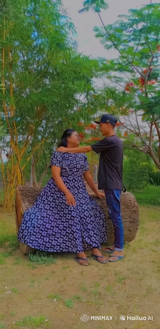 Woman Observes Kung Fu Practice in Lush Nature – AI Generated Video | Hailuo AI