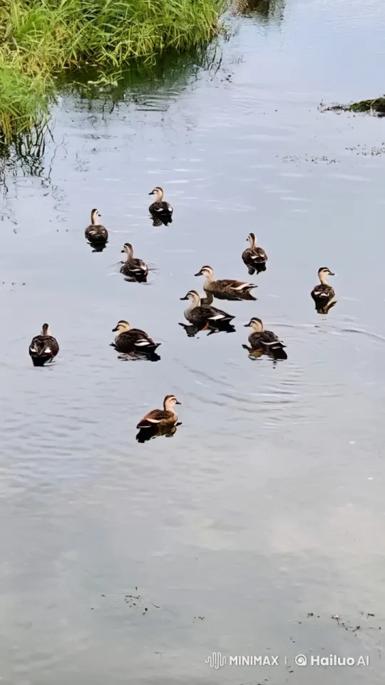 Ducks Take Off in Playful Aerial Display – AI Generated Video | Hailuo AI