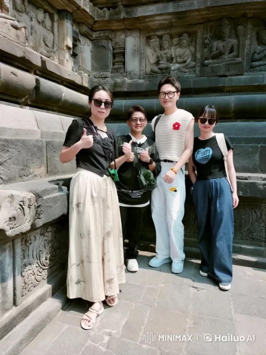 Cultural Exploration at Ancient Temple with Kungfu Theme – AI Generated Video | Hailuo AI