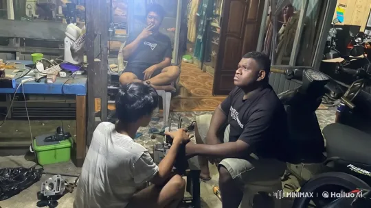 Man in White Defeats Opponent in Outdoor Confrontation – AI Generated Video | Hailuo AI