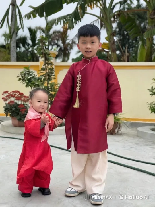 Children Practicing Kung Fu in Garden Setting – AI Generated Video | Hailuo AI