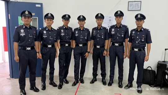 Police Officers Perform Synchronized Kungfu Display – AI Generated Video | Hailuo AI