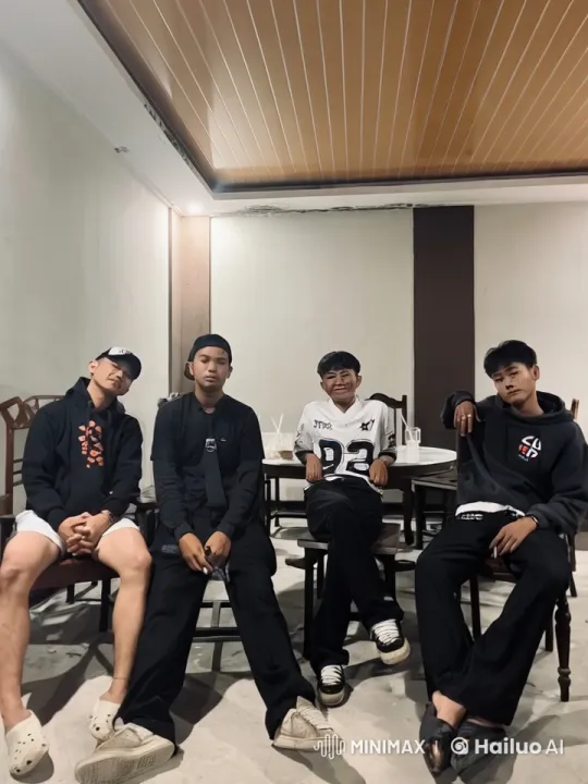 Men Perform Captivating Kung Fu Moves in Dimly Lit Room – AI Generated Video | Hailuo AI