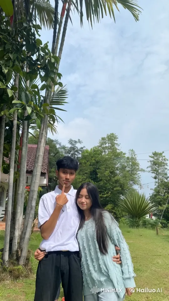 Young Couple Performs Kungfu in Serene Garden – AI Generated Video | Hailuo AI