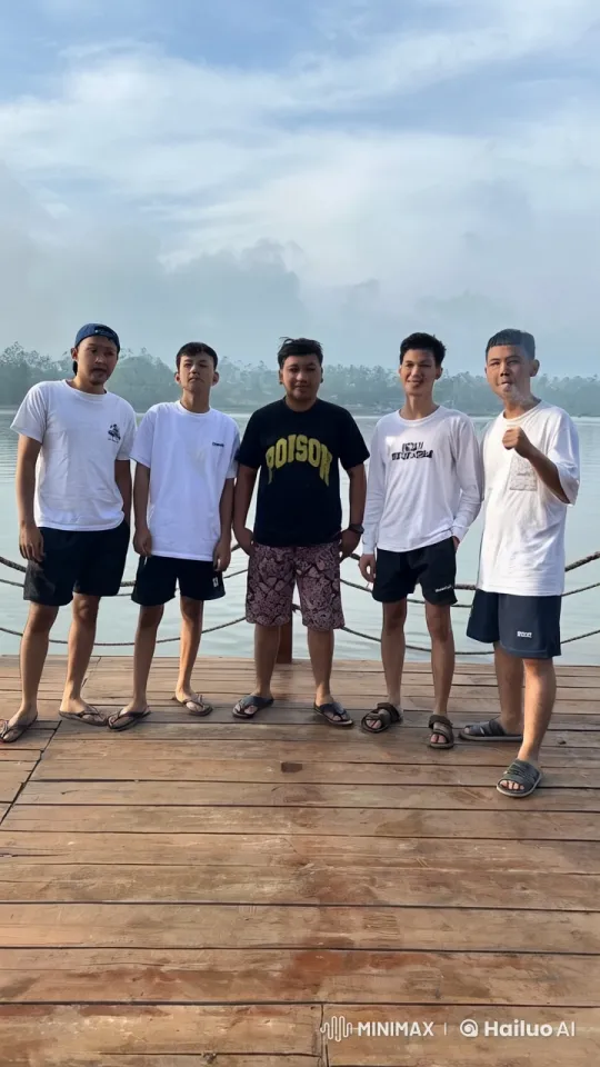 Kungfu Masters Displaying Skills on Wooden Deck – AI Generated Video | Hailuo AI