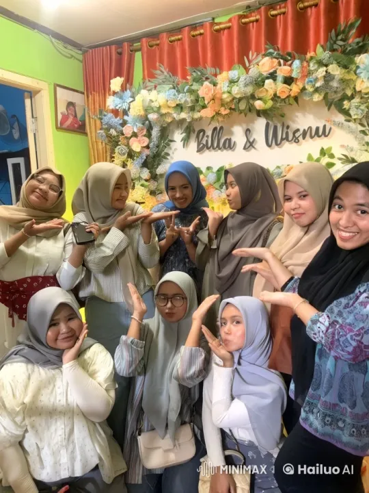 Hijabi Women Celebrate with Playful Kungfu Display – AI Generated Video | Hailuo AI