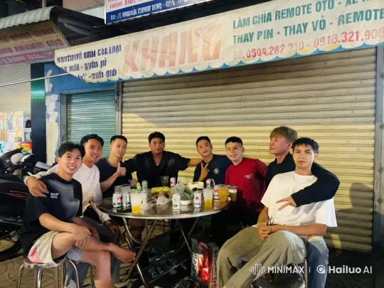 Friends Transform Cafe Meetup into Martial Arts Display – AI Generated Video | Hailuo AI