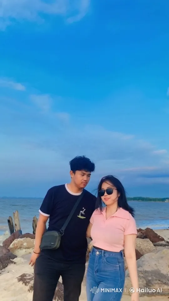 Dynamic Kungfu Fight on a Beach with Ocean Background – AI Generated Video | Hailuo AI
