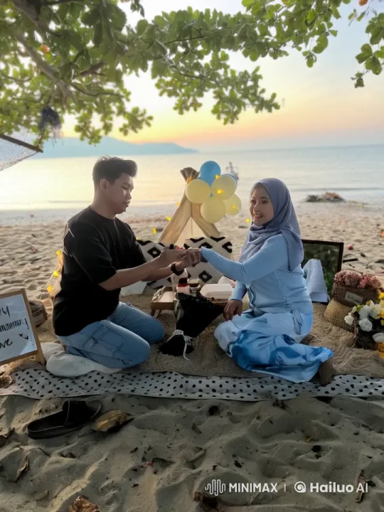Romantic Picnic Turns into Intense Martial Arts Duel – AI Generated Video | Hailuo AI