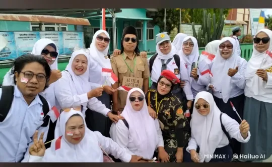 Students Perform Energetic Kung Fu Display at School – AI Generated Video | Hailuo AI