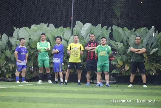 Men Perform Kungfu in Soccer Uniforms on Field – AI Generated Video | Hailuo AI