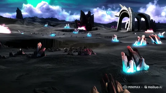Commander Lisa Hayes Teleports to an Alien Desert, Armed and Ready – AI Generated Video | Hailuo AI