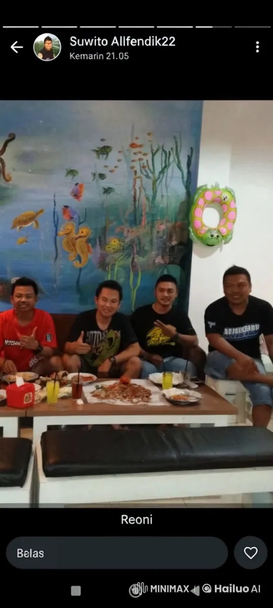 Four Men Showcase Kung Fu Skills in Underwater-Themed Setting – AI Generated Video | Hailuo AI