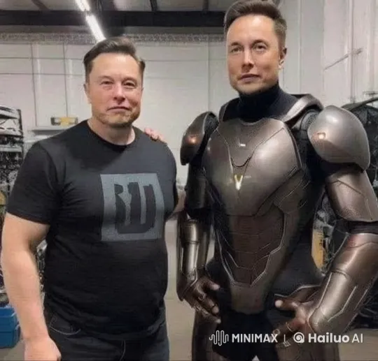 Elon Musk Fights Futuristic Robot in Industrial Struggle – AI Generated Video | Hailuo AI