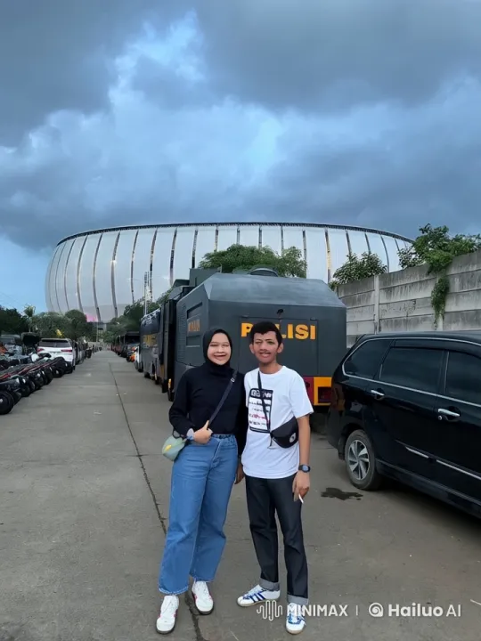 Kungfu Practitioners Showcase Skills Near Stadium – AI Generated Video | Hailuo AI