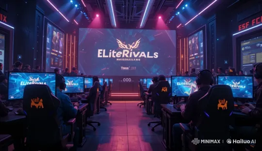 EliteRivals: Immersive Esports Competition Live2D Video – AI Generated Video | Hailuo AI