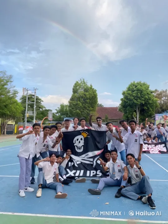 Students Display Martial Arts Skills on Basketball Court – AI Generated Video | Hailuo AI