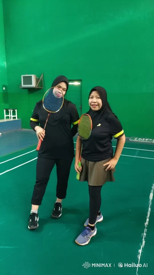 Women's Intense Kungfu Match in Badminton Court – AI Generated Video | Hailuo AI