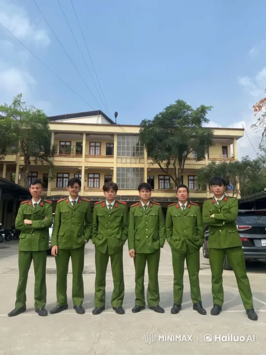 Green Uniformed Group Performs Kung Fu Display – AI Generated Video | Hailuo AI