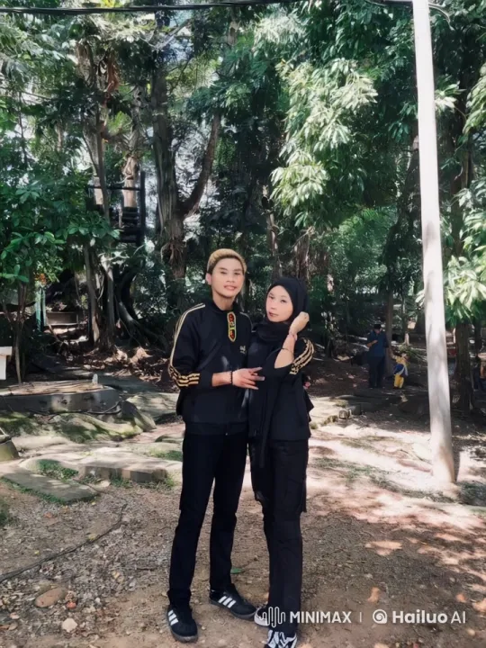 Couple's Intense Kung Fu Battle in Wooded Setting – AI Generated Video | Hailuo AI