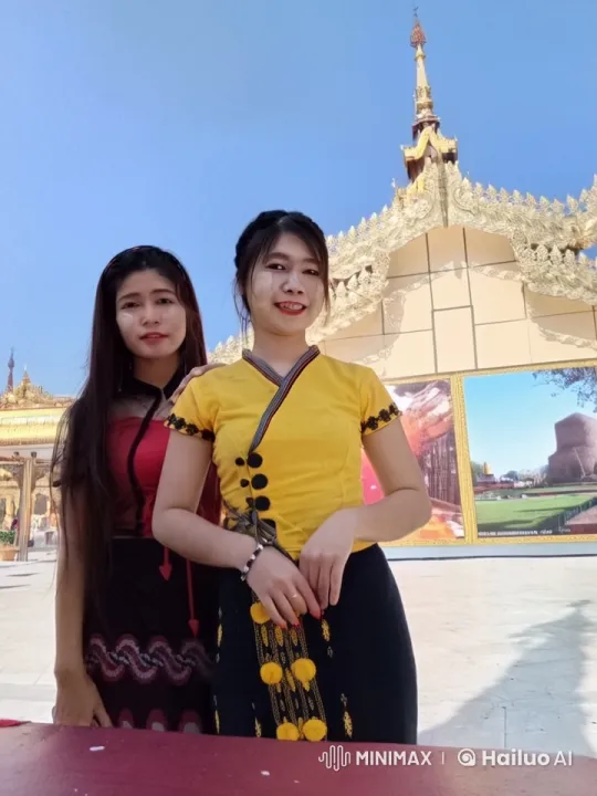 Traditional Kung Fu Display at Golden Architectural Site – AI Generated Video | Hailuo AI