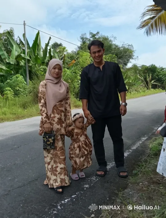 Family Demonstrates Synchronized Kung Fu in Lush Setting – AI Generated Video | Hailuo AI