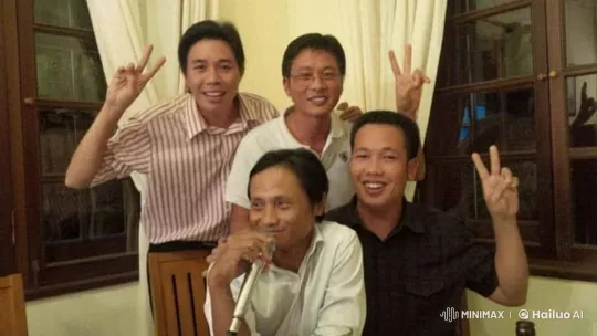 Friends Enjoying Karaoke Night with Laughter and Gestures – AI Generated Video | Hailuo AI