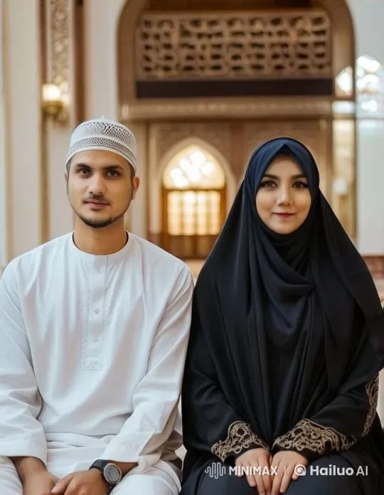 Traditional Attire Meets Kungfu in Majestic Mosque Setting – AI Generated Video | Hailuo AI