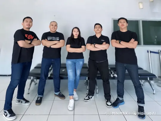 Group of Martial Artists Perform Synchronized Kung Fu – AI Generated Video | Hailuo AI