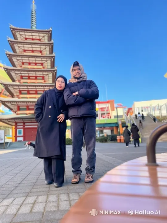 Martial Arts Display Amidst Pagoda Setting – AI Generated Video | Hailuo AI