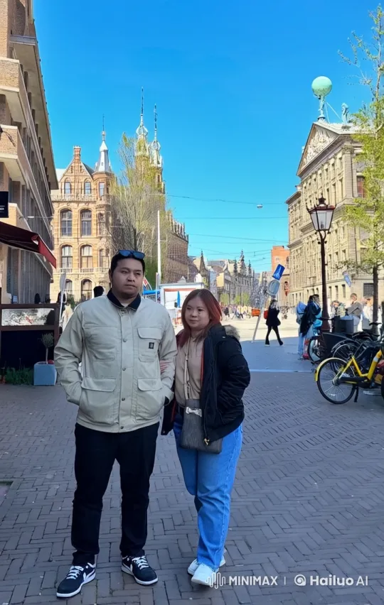 Historic Street Kungfu Display by Confident Duo – AI Generated Video | Hailuo AI