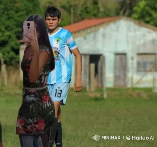 Young Couple Embraces in Pastoral Setting – AI Generated Video | Hailuo AI