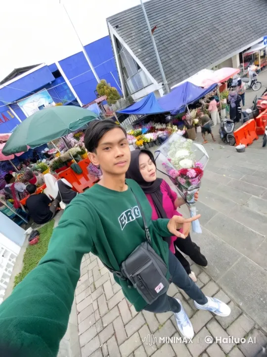 Martial Arts Performance in Bustling Flower Market – AI Generated Video | Hailuo AI