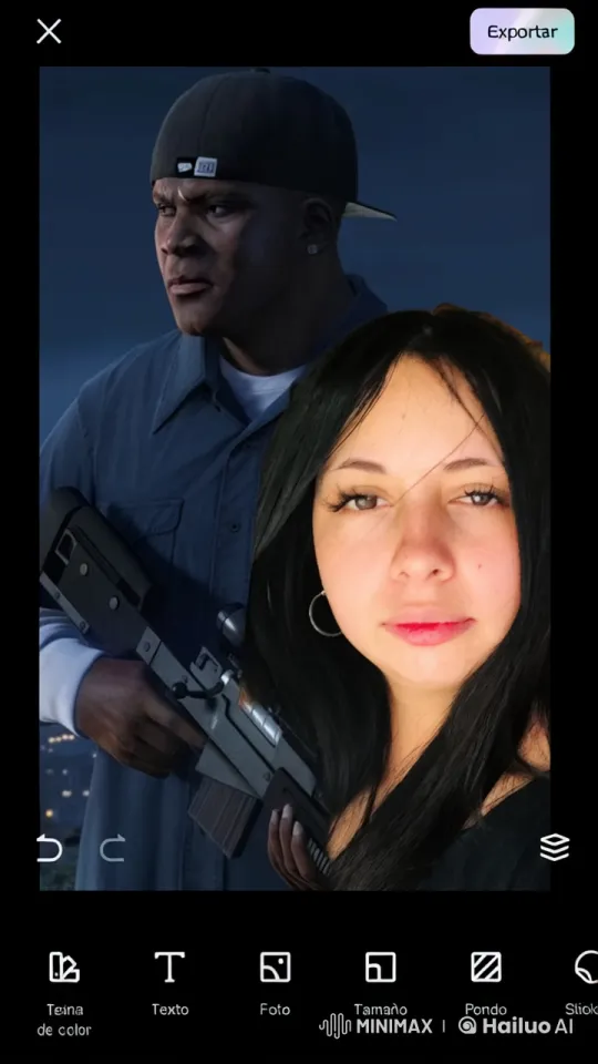 Boy with Gun Kisses Girl Under Night Sky – AI Generated Video | Hailuo AI