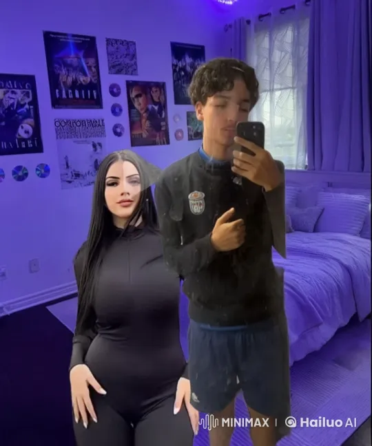 Affectionate Moment in a Cozy Bedroom Setting – AI Generated Video | Hailuo AI