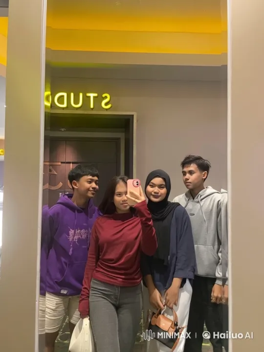 Friends Showcase Martial Arts Skills in Mirror Selfie Video – AI Generated Video | Hailuo AI