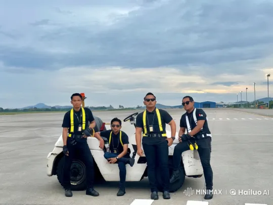 Martial Arts Display on Airport Runway – AI Generated Video | Hailuo AI