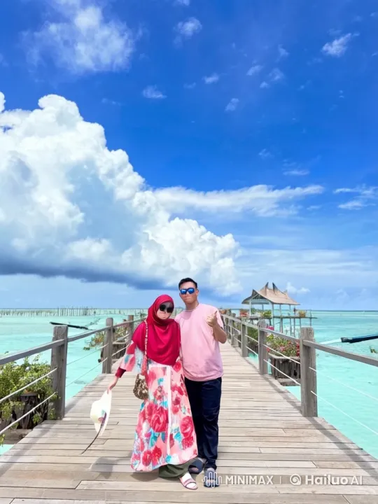 Kungfu Duel on Pier Amidst Serene Seascape – AI Generated Video | Hailuo AI