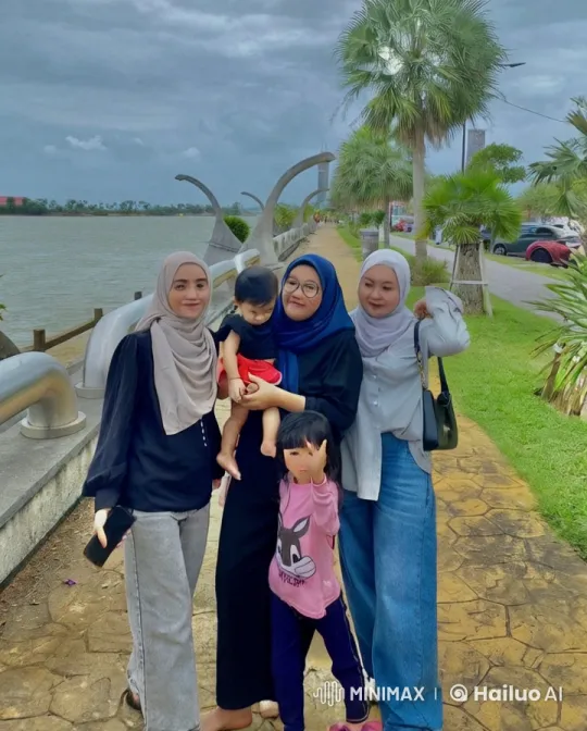 Women and Children Practice Kung Fu by Scenic River – AI Generated Video | Hailuo AI