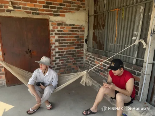 Rustic Setting: Men Engage in Intense Martial Arts Duel – AI Generated Video | Hailuo AI