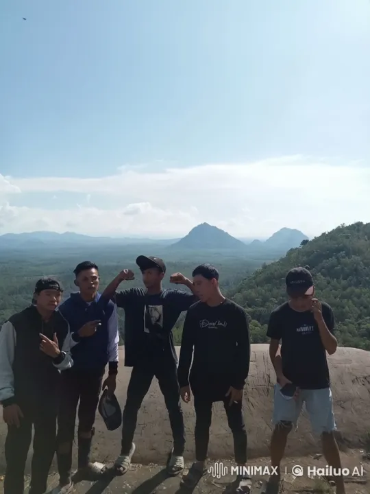 Playful Brawl with Scenic Mountain Background – AI Generated Video | Hailuo AI
