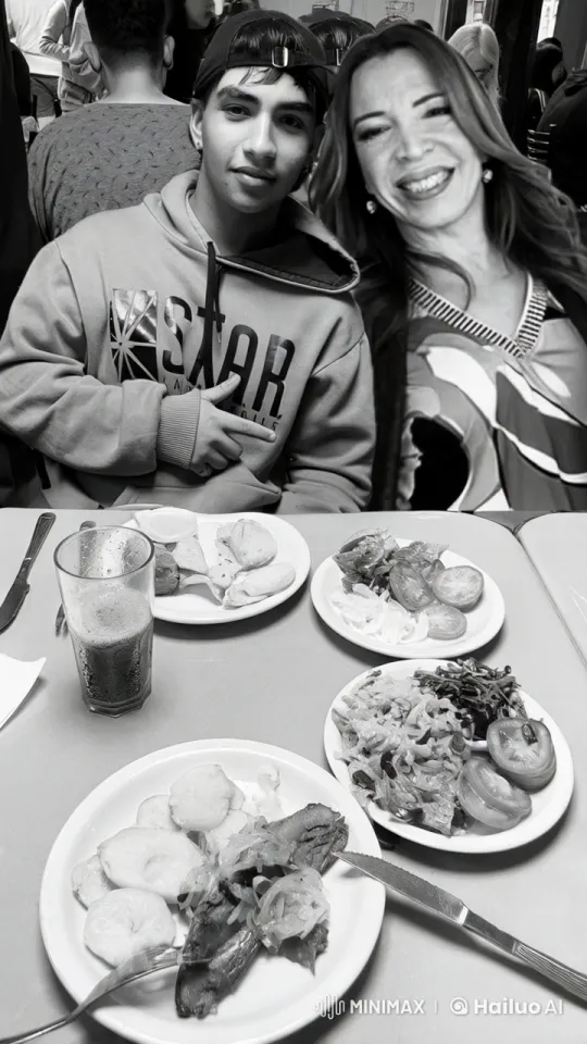 Affectionate Moment Between a Boy and a Girl in a Dining Scene – AI Generated Video | Hailuo AI