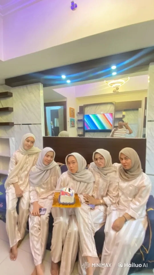 Five Women Argue Over Cake in Bright Living Room – AI Generated Video | Hailuo AI
