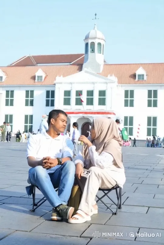 Kung Fu Duo Perform in Historic Square – AI Generated Video | Hailuo AI