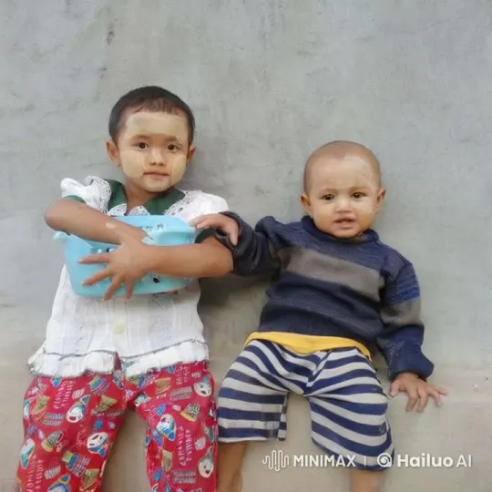 Children Playfully Engage in Pretend Kung Fu Fight – AI Generated Video | Hailuo AI