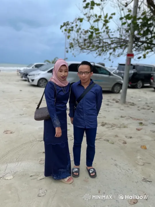 Beachside Kungfu Fight in Matching Outfits – AI Generated Video | Hailuo AI