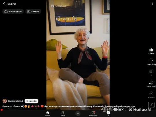 Granny's Hilarious Living Room Chase – AI Generated Video | Hailuo AI