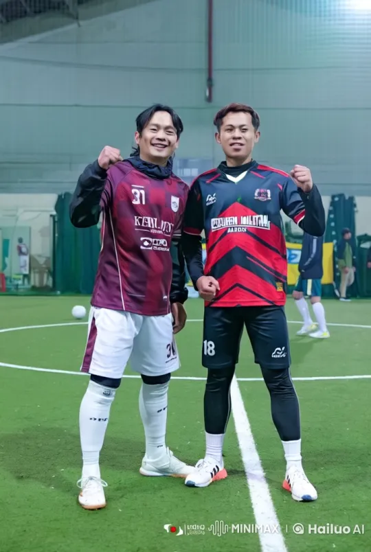 Soccer Players Engage in Martial Arts Showdown – AI Generated Video | Hailuo AI